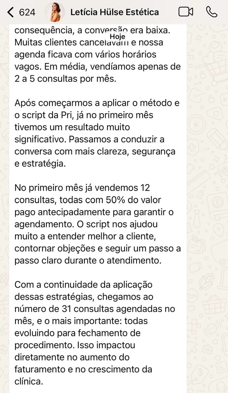 Depoimento Letícia Hülse